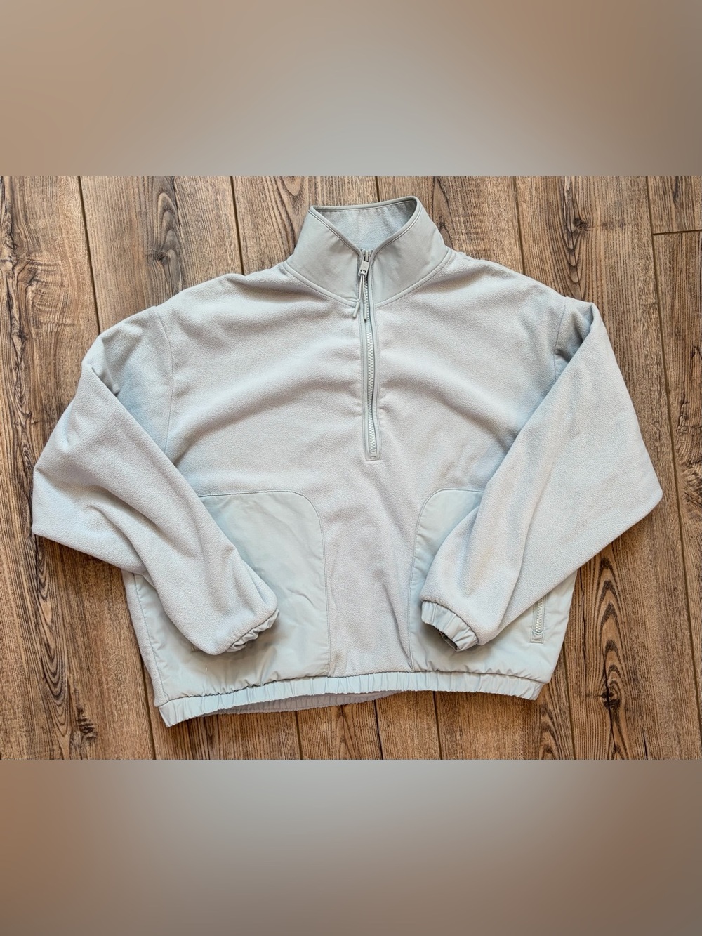 Vuori Womens Aspen Half Zip M Light Blue Fleece Quarter Zip Pullover - Picture 2 of 9